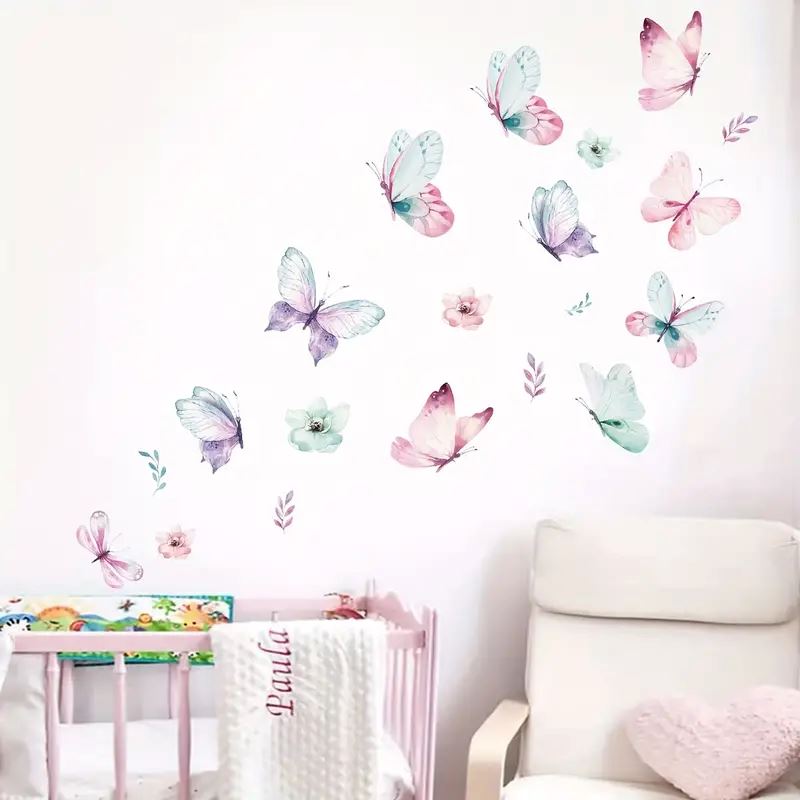 Décoration Murale - ButterfliesSticker™ - Vert - Baby lovy