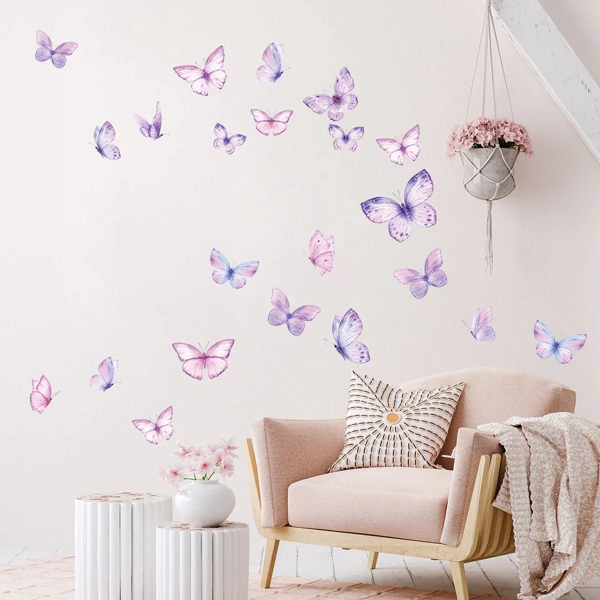 Décoration Murale - ButterfliesSticker™ - Violet - Baby lovy