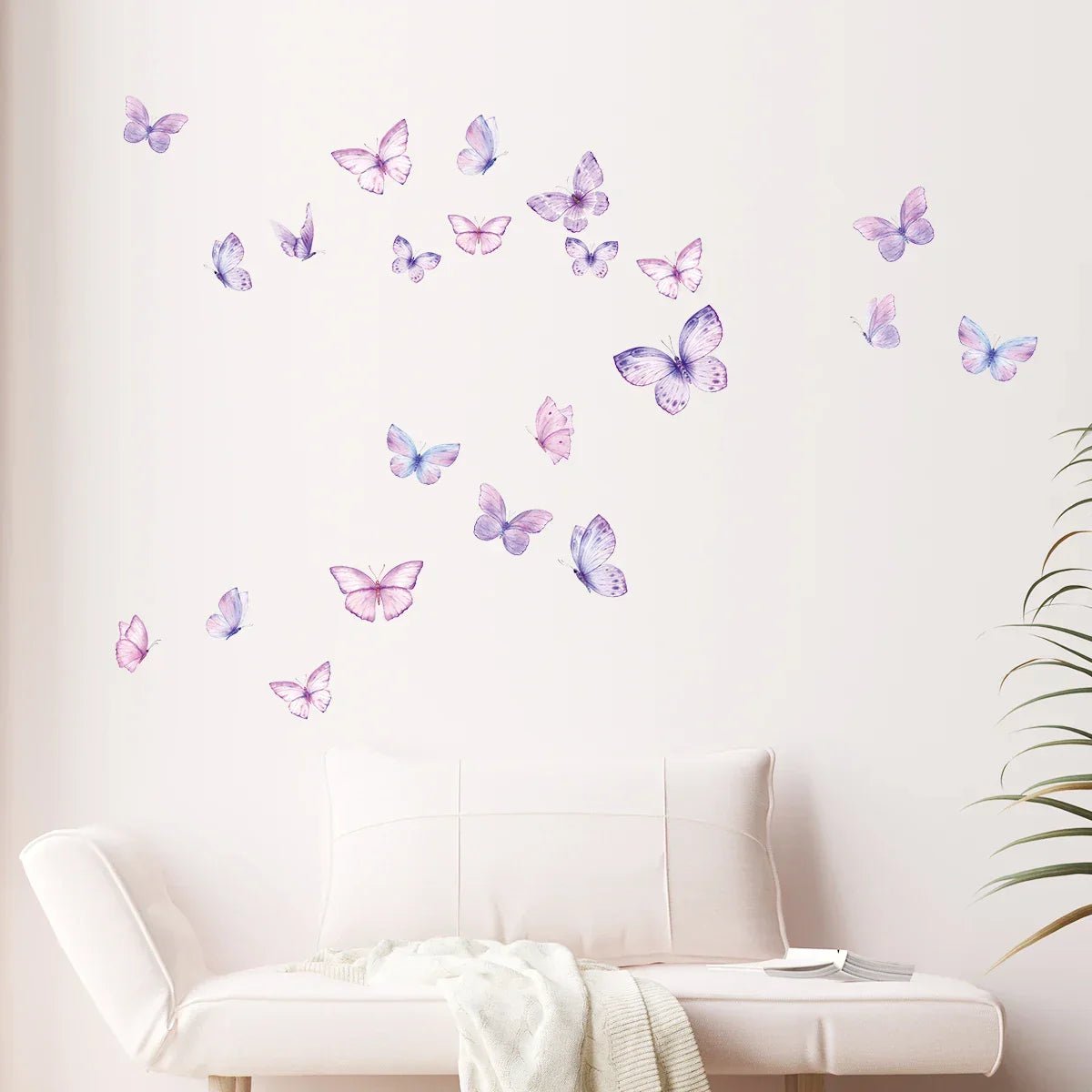 Décoration Murale - ButterfliesSticker™ - Violet - Baby lovy