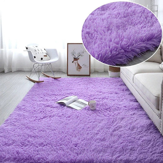 Tapis en Fourrure - HairyRugs™ - Mauve - Baby lovy